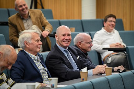 Tor W. Andreassen in the audience
