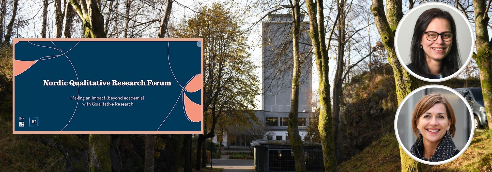 Nordic Qualitative Research Forum 2025: Assistant Professor Vidya Oruganti (top) and Professor Inger G. Stensaker, both from the Department of Strategy and Management, invite researchers to a workshop on the theme “Impact, beyond academia”.
