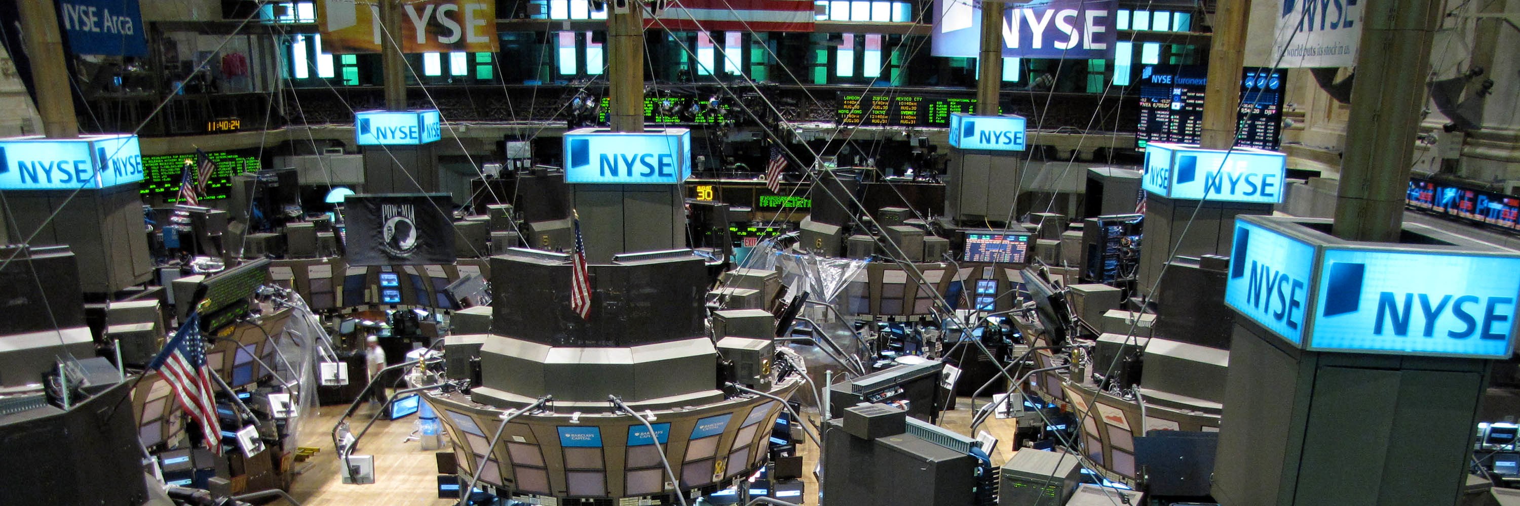 New York Stock Exchange trading floor. Photo: Kevin Hutchinson/Wikimedia Commons, Creative Commons Attribution 2.0 Generic Licence