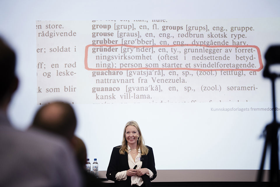 Eva Camerer at Innovation Norway.