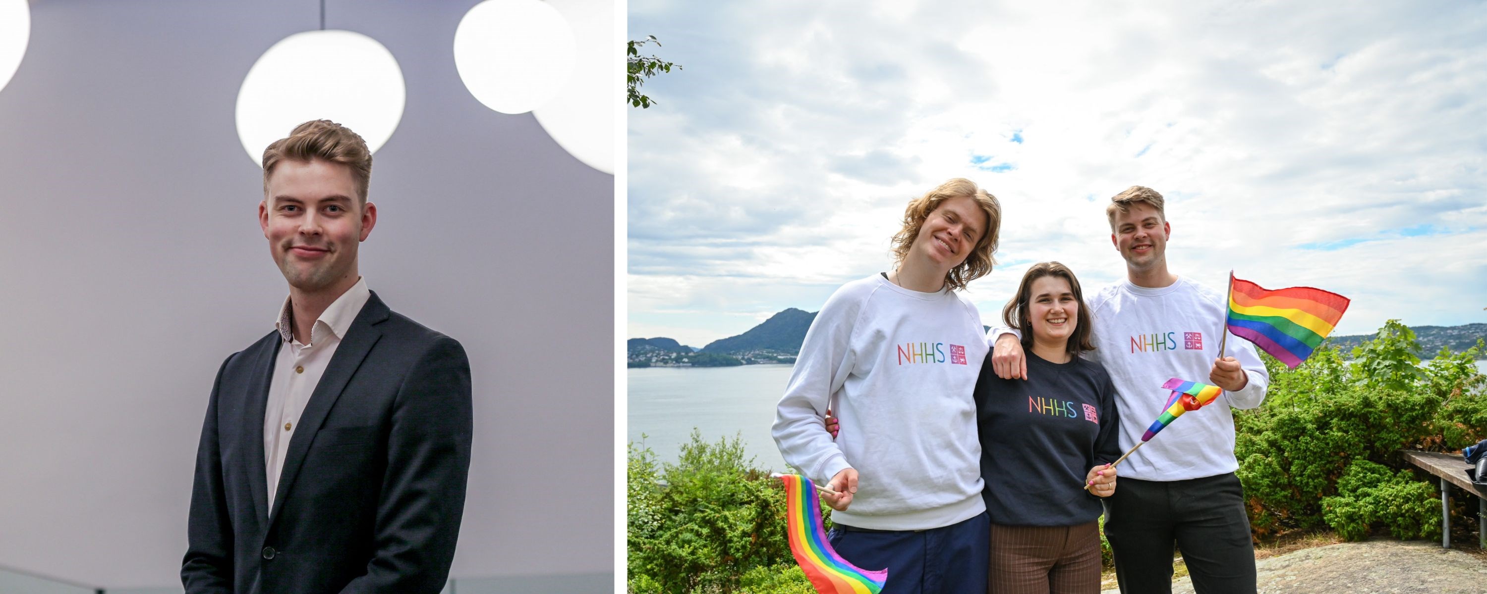 Bilde av Mathias Weisæth, Sandra Brudvik og Max Hammergren.