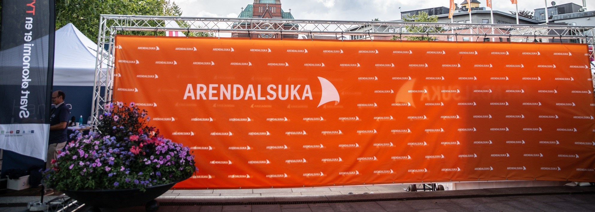 Banner Arendalsuka av M Hauglid