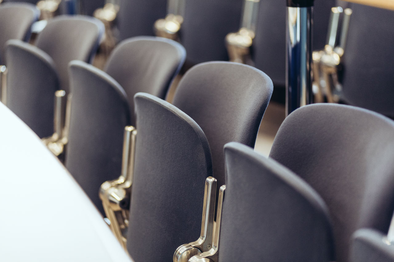 Bilde fra auditorium på NHH. Foto: Ganeshfoto