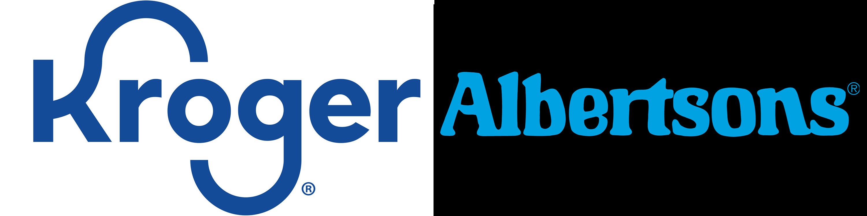 Kroger and Albertsons logos