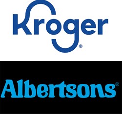 Kroger and Albertsons logos