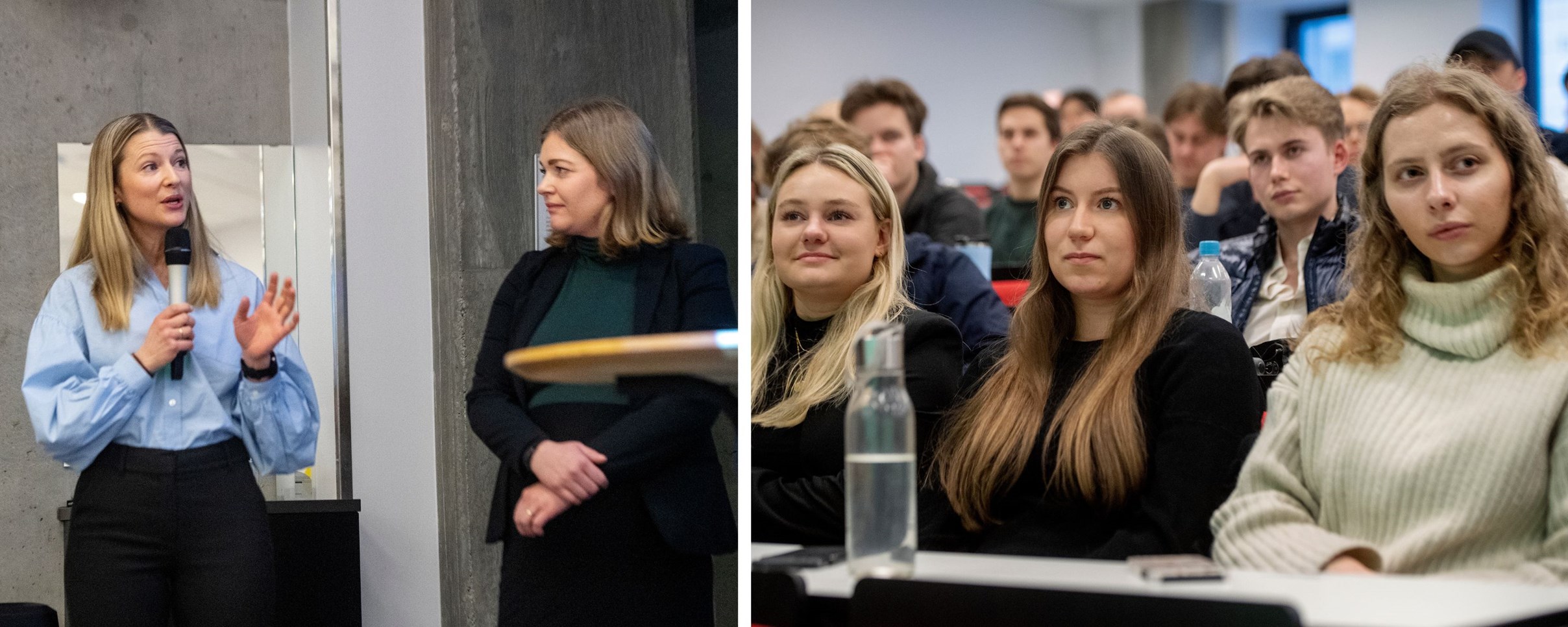 Sigrid Wilter Slørstad og masterstudentene Silje Henriksen, Vilde Ellingsen og Hanne Skyttemyr. 