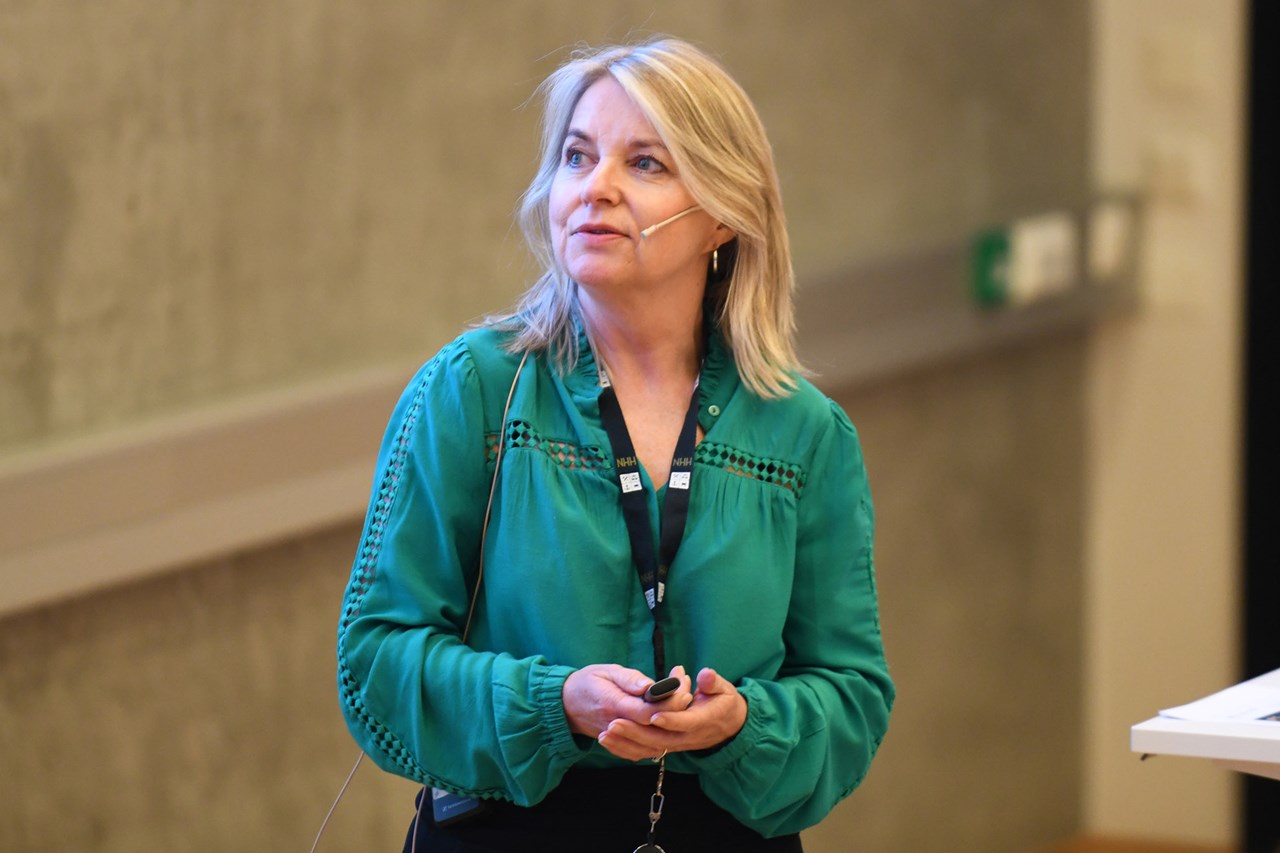 Bjørg Marit Eknes on organisation and resources.