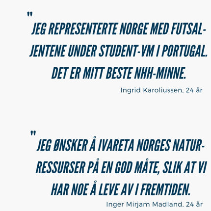 Sitat Karoliussen og Madland.