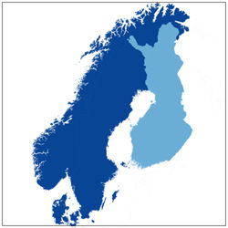 The Nordics. Illustrasjon: Erik Bolstad/SNL/CC by 3.0