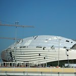 Bilde av Al Wakrah Stadium i Qatar.