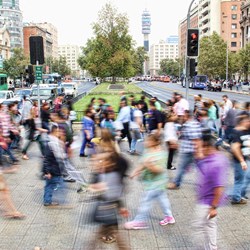 Picture of people walking.