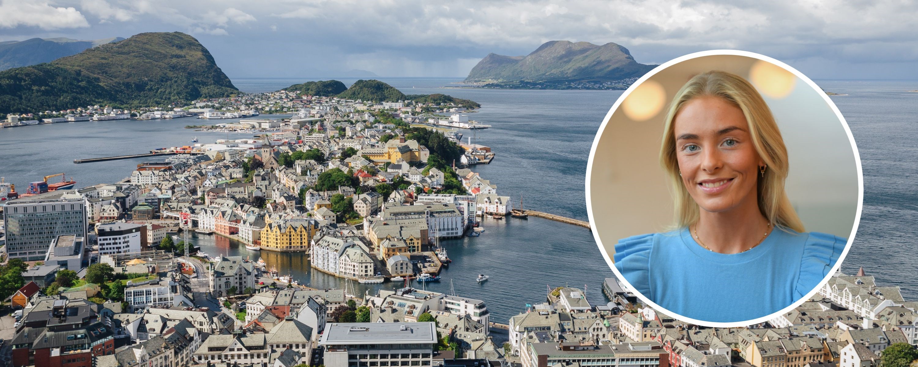 Bilde av Silje Farstad Moe og Ålesund. 