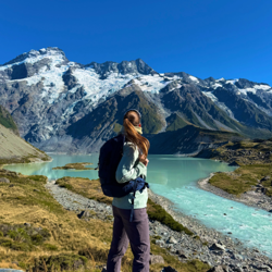 EXCHANGE: Snorre Helno (left), Anna Stina Stafsnes, Mari Walde and Emil Dyrø Kristiansen are all NHH students who are currently studying at universities around the world. Photo: Private