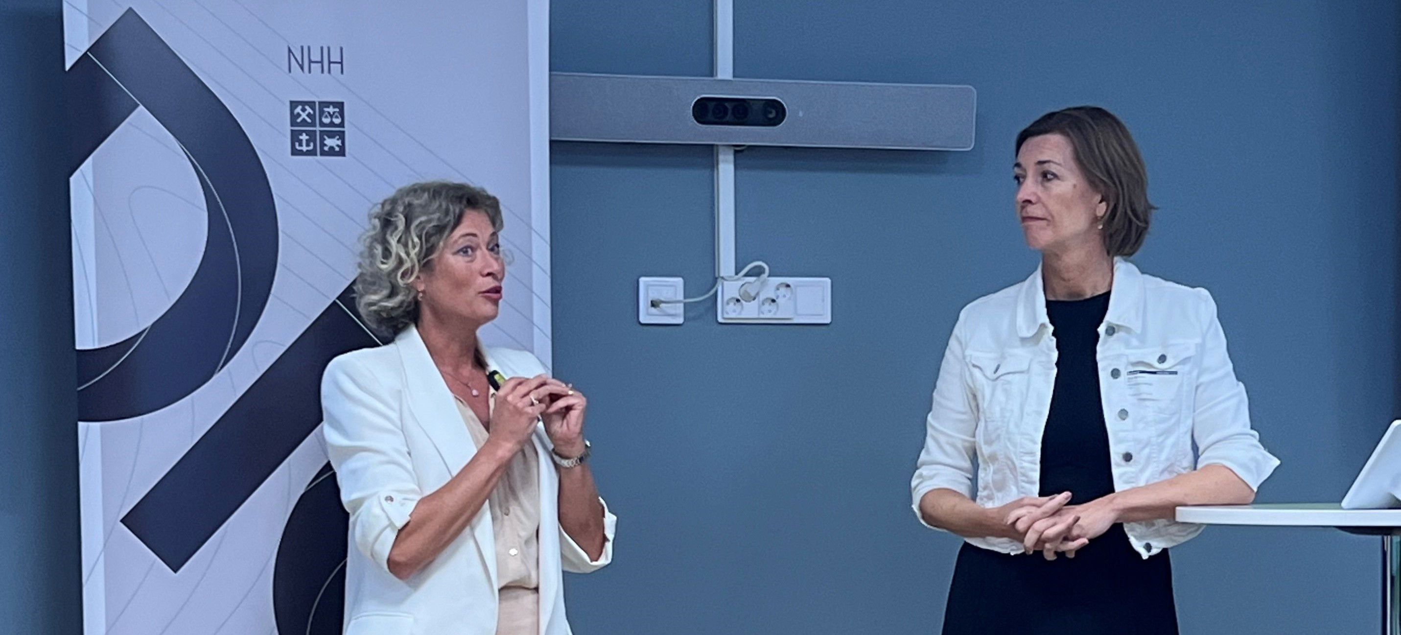 Photo collage of Inger Stensaker and Therese Egeland