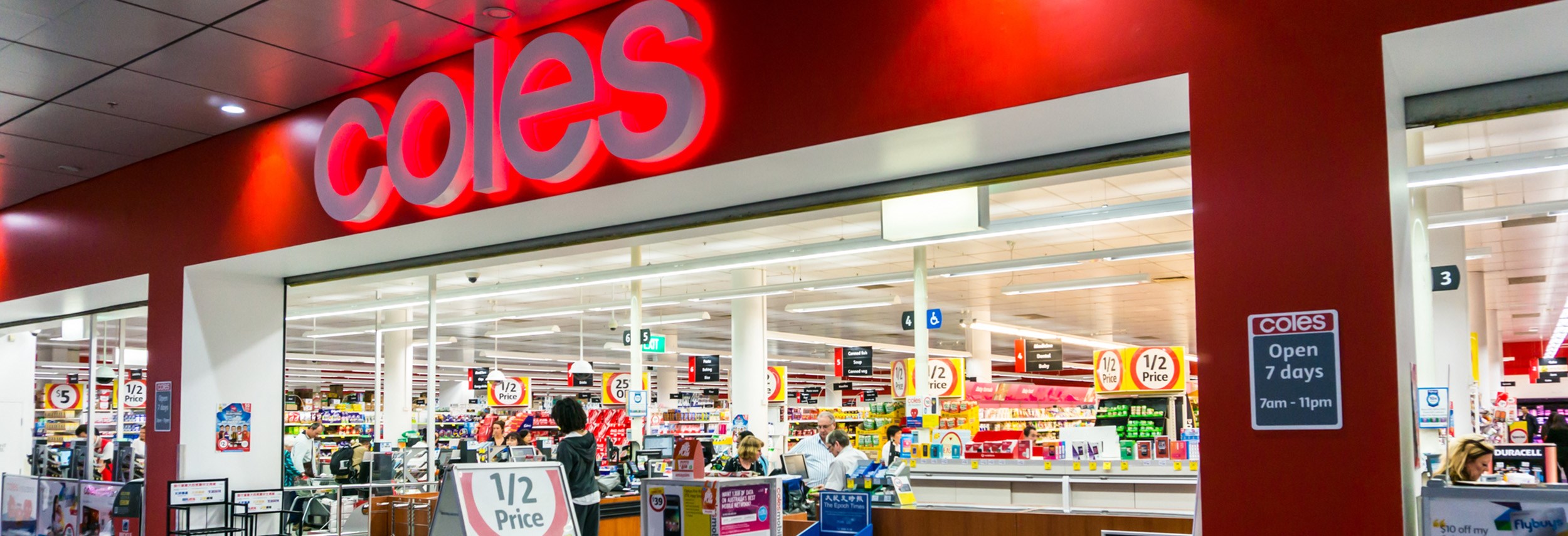 Coles store. Photo: Nils Versemann  Dreamstime.com