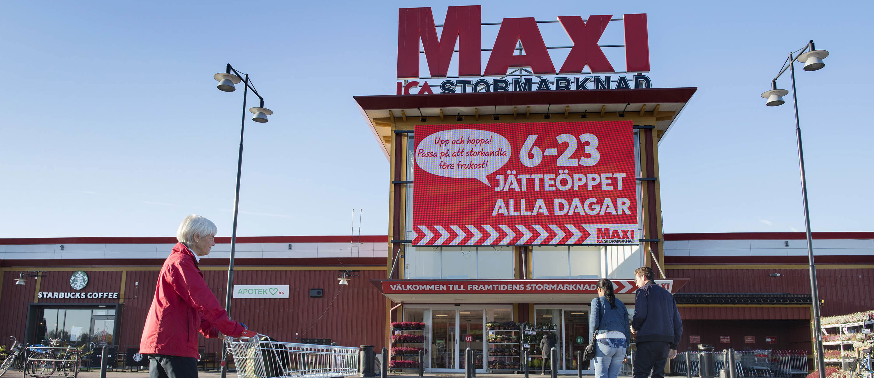 ICA Maxi store. Photo: Jessica Gow/TT for ICA