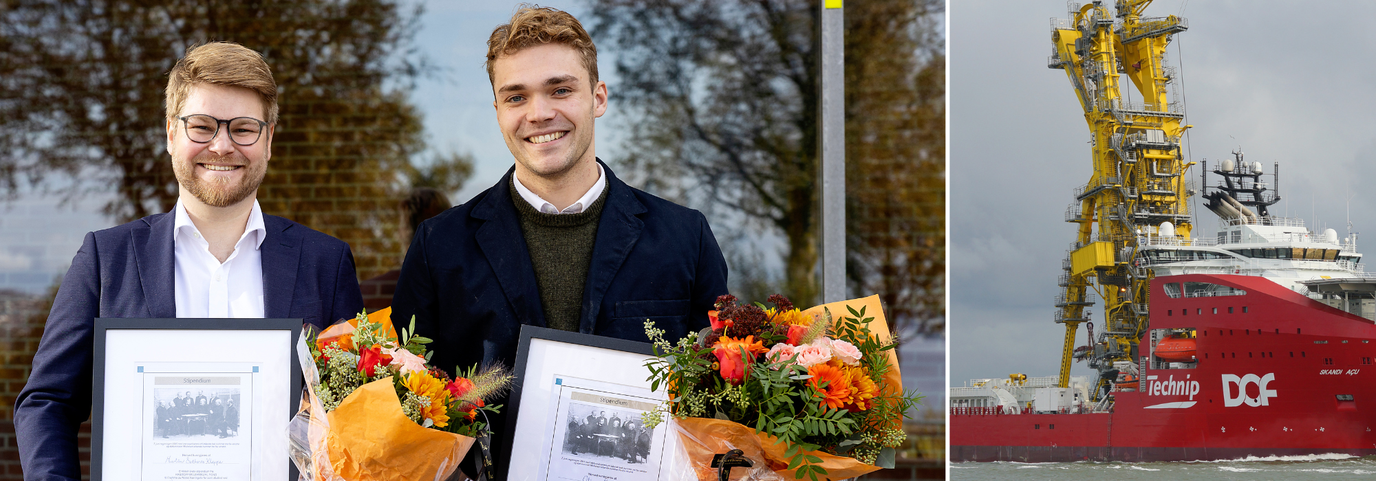 Martin S. Kleppe og Oliver Karlsen  vant Lehmkuhlstipendet
