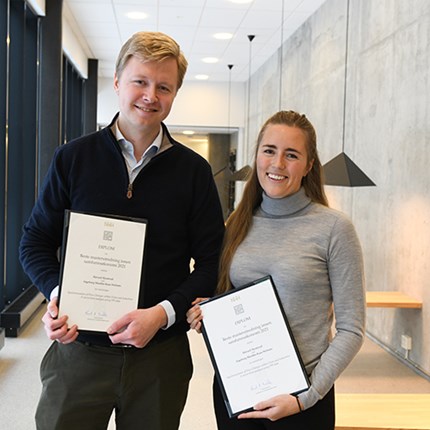 Håvard Skuterud and Ingeborg Munthe-Kaas