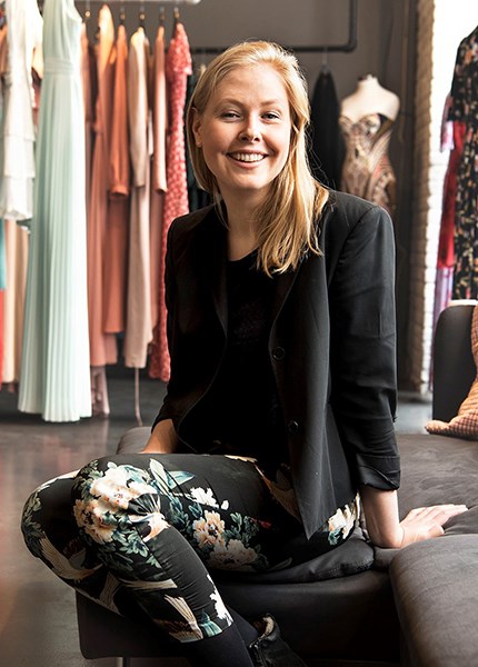 Sigrun Syverud established the clothes-sharing concept Fjong in 2016, together with a friend. Photo: Benedikte Lie Berntsen.