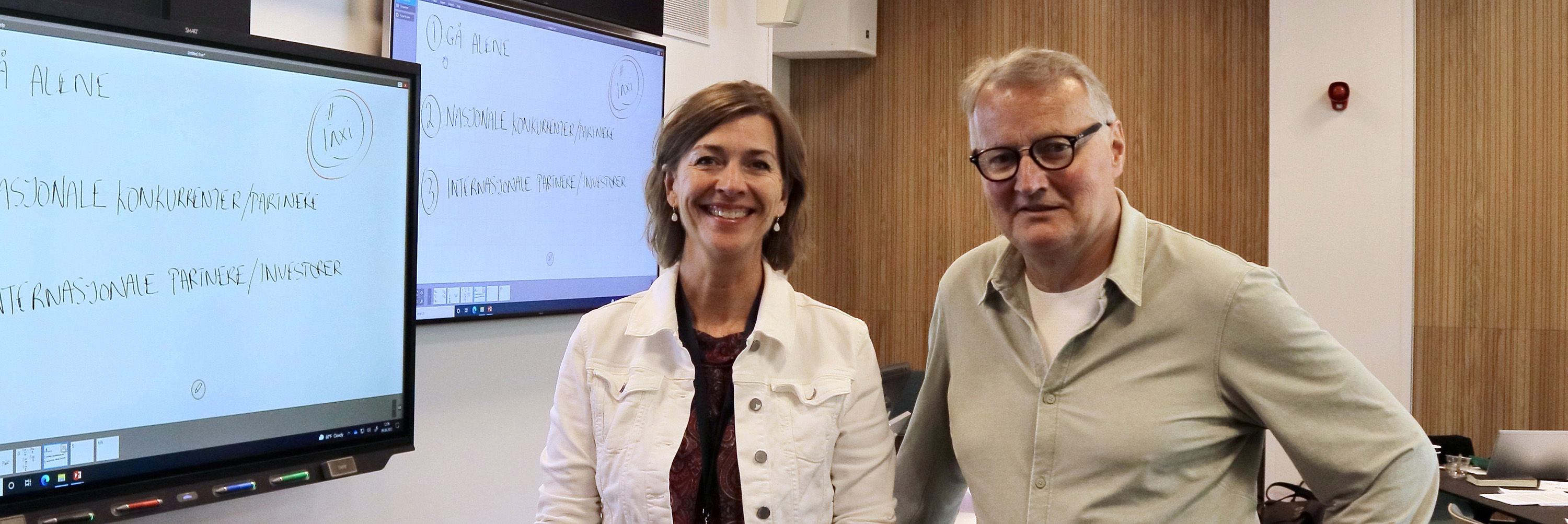 Inger G. Stensaker og Rune Bjerke. Foto: Ove Sjøstrøm