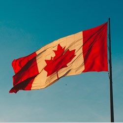 Canadian flag. Photo: Hermes Rivera on Unsplash