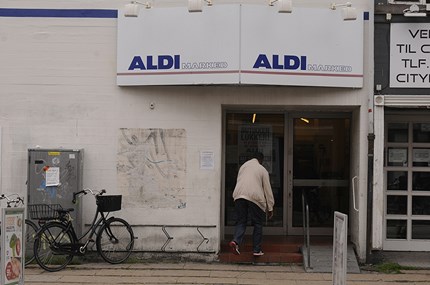 Aldi store in Denmark. Photo: Dean pictures