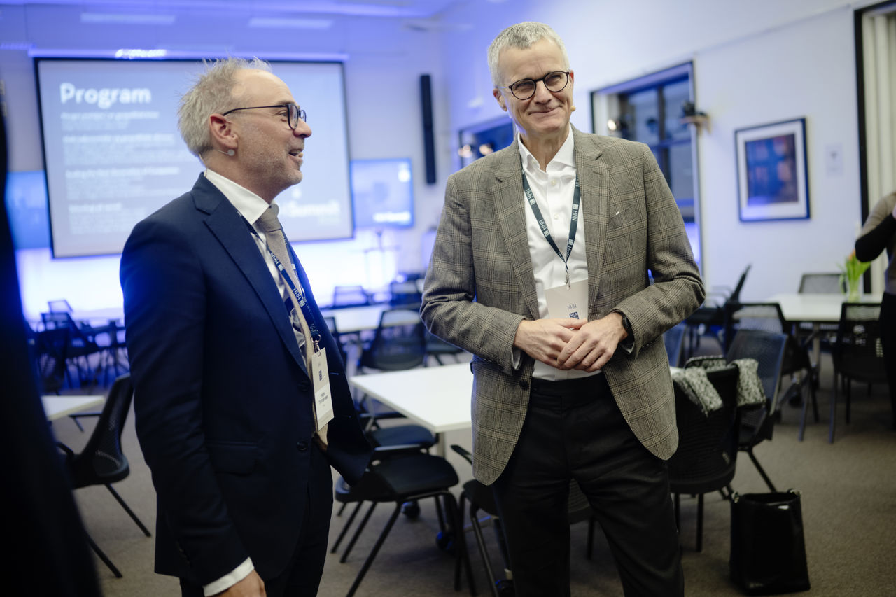 Helge Thorbjørnsen og Helge Lund. 