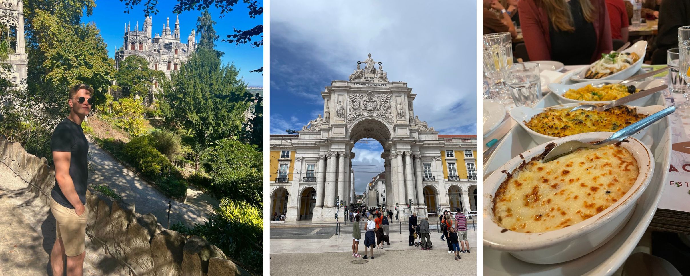 Bilder av Daniel Midtbø og hans studiehverdag i Portugal. Foto: privat