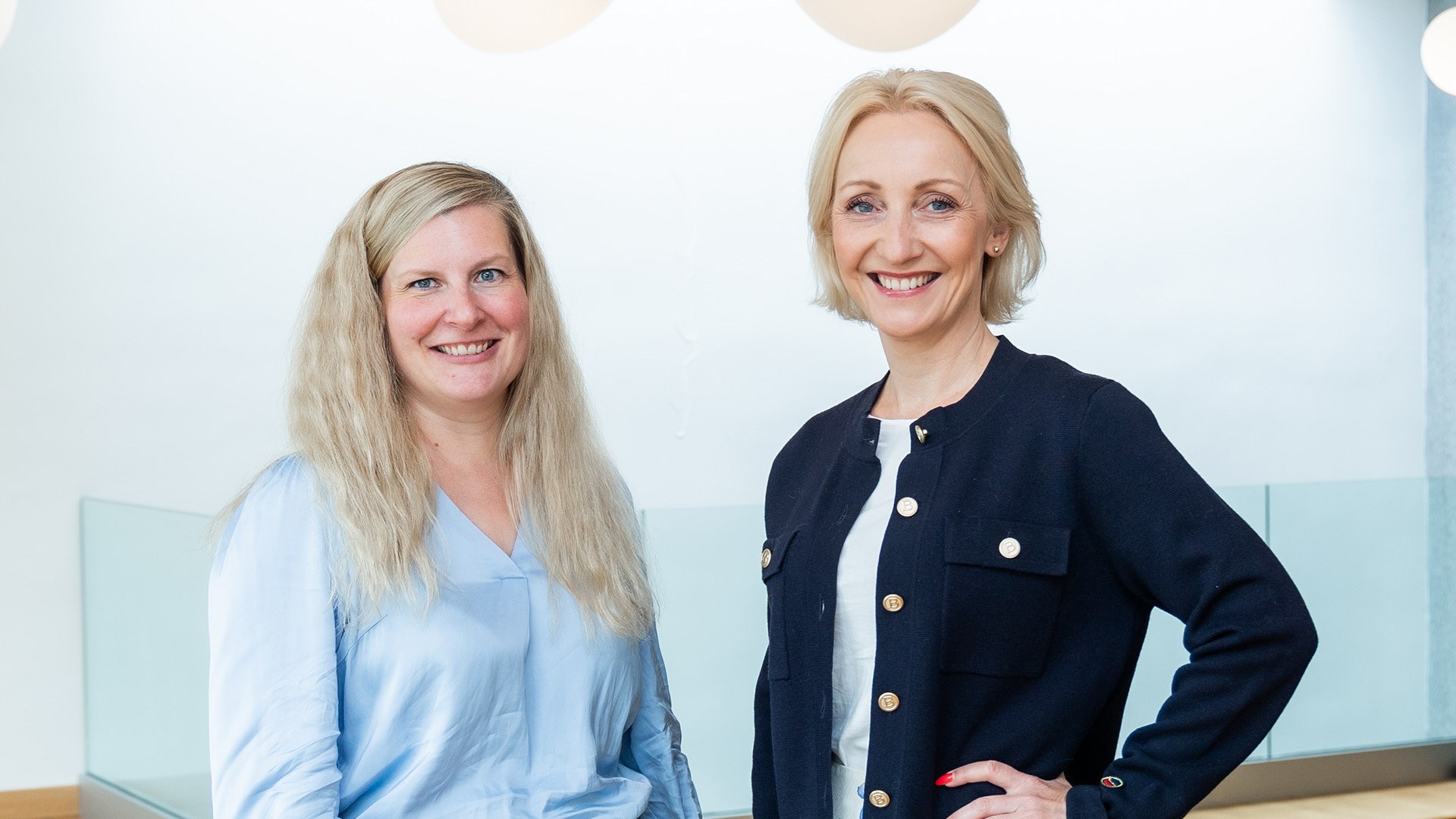 NHH Executive Master of Management ved Lena og Monica. Foto: Trude B. Wilhelmsen