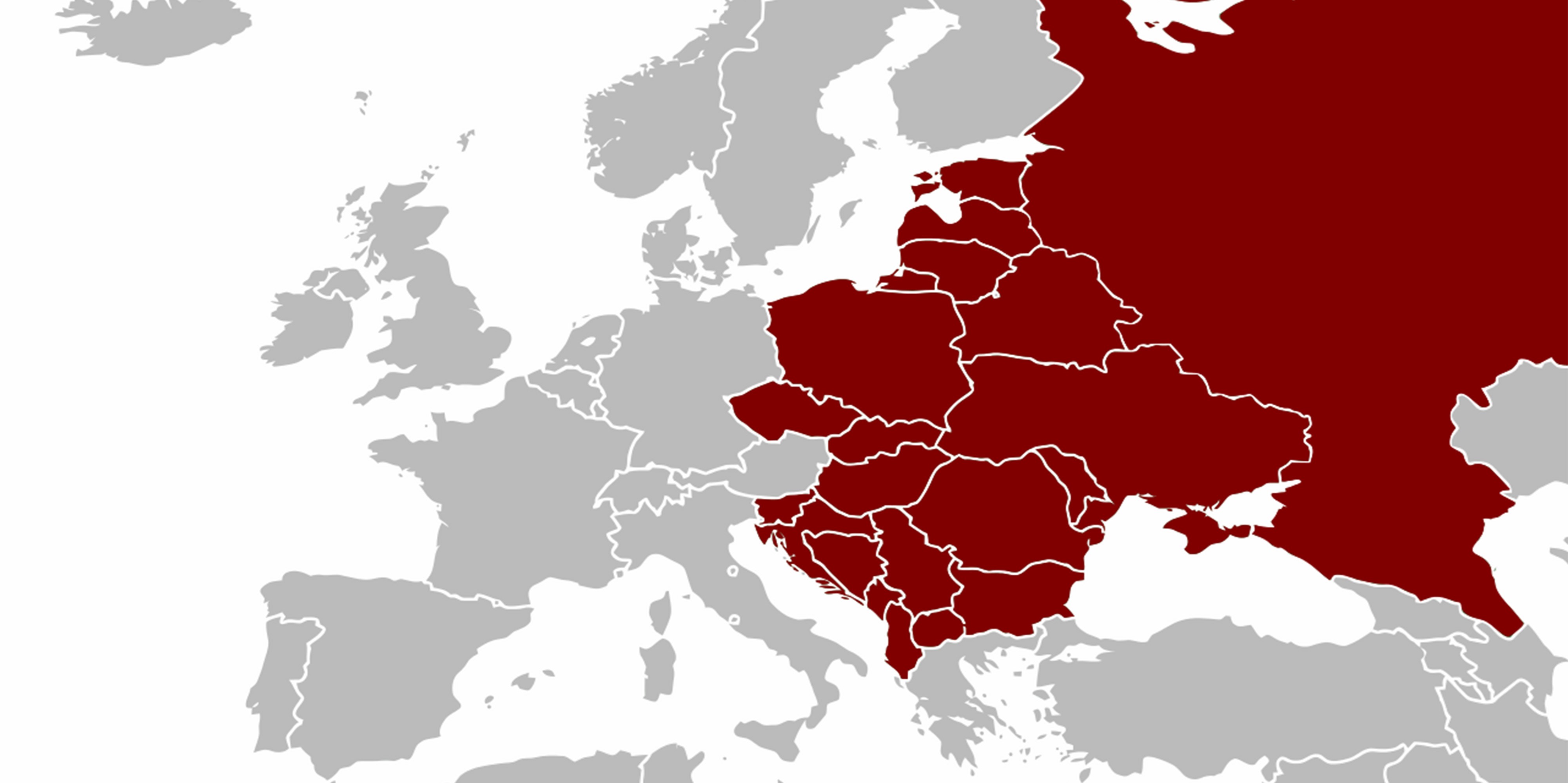 Map of Eastern Europe from Wikimedia Commons.