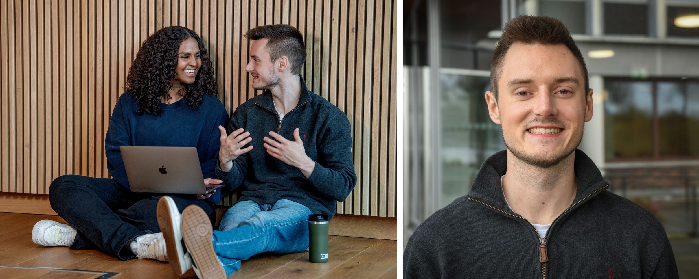  Picture of Dennis Florian Laeufer, together with Shania Marcella Kalpee. Photo: Helge Skodvin and Ingunn Gjærde