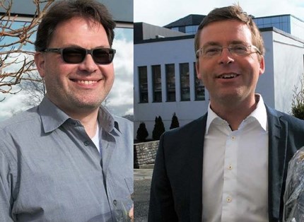 Dirk Schindler og Trond M. Døskeland.
