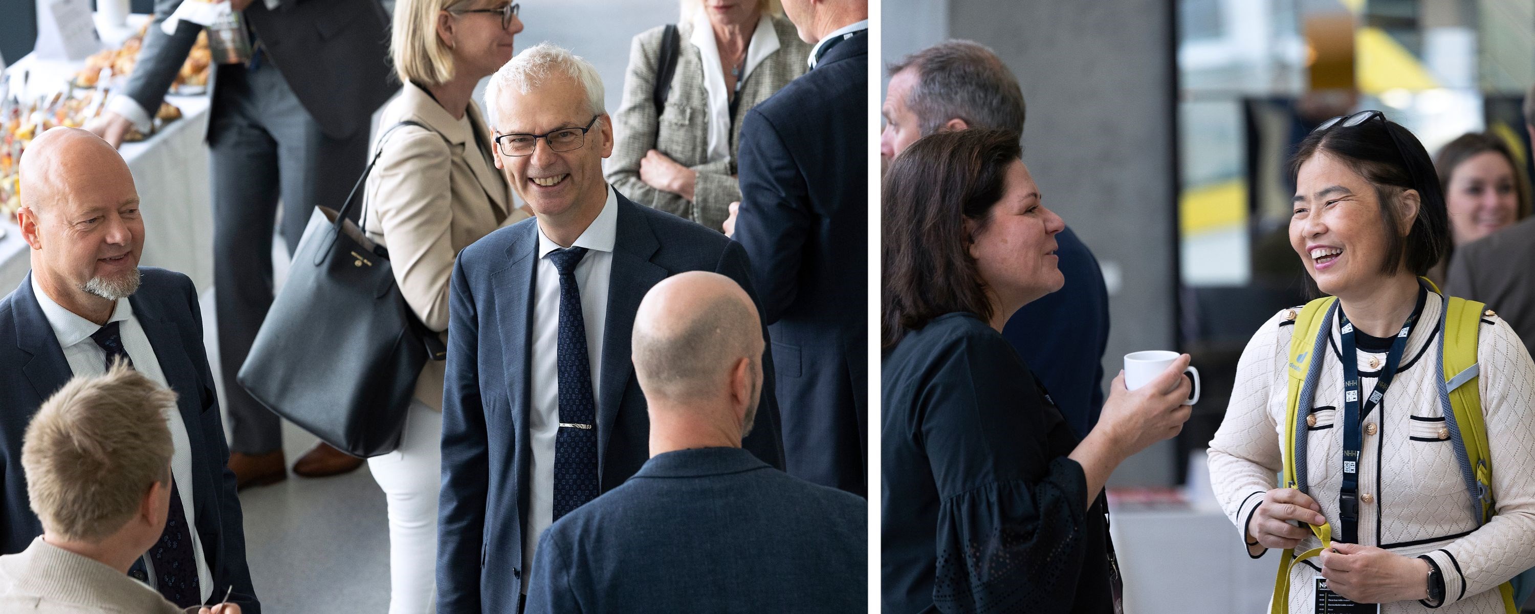 Bilde som viser folk som mingler på vårkonferansen 2022. Foto: Foto: Silje Katrine Robinson