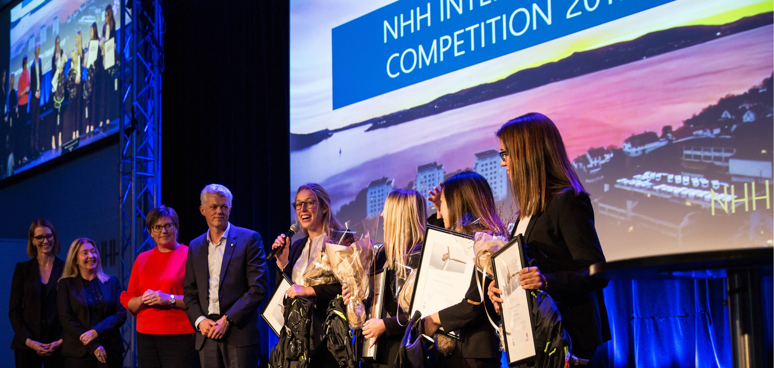 NHH Case Competition winners 2017, Queens University.Photo: Jennifer Forfang, Foto NHHS
