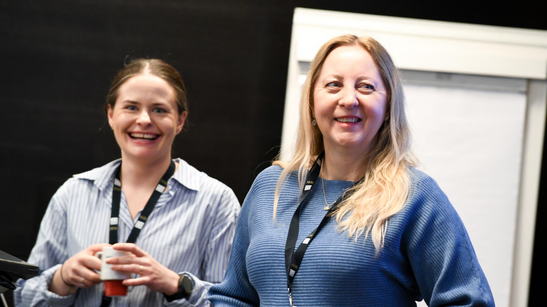 Karen og Kjersti, programledere ved NHH Executive. Foto: Ingunn M. Gj&aelig;rde