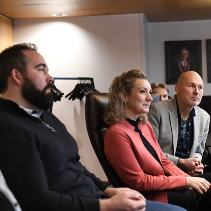 Politisk rådgiver Audun Otterstad, Karianne Tung og professor Lasse Lien.