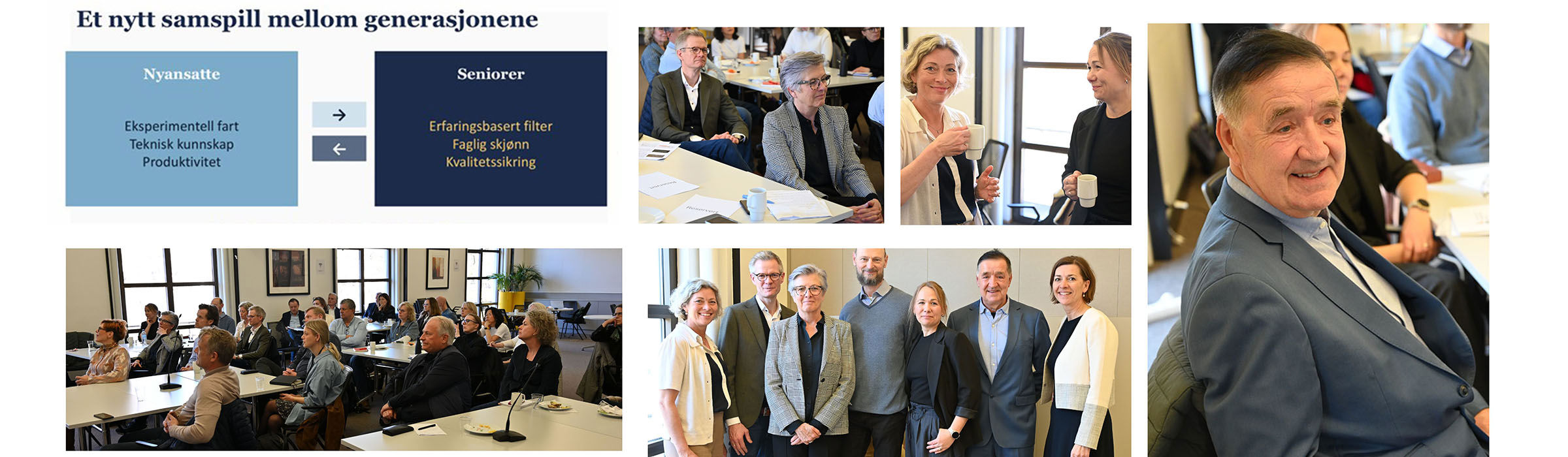 Collage of photos from event