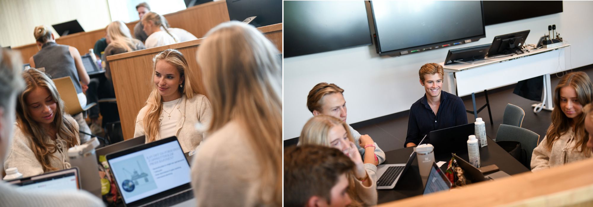GOD STEMNING PÅ CASEGRUPPEN: Mira Tallarico, Mina Sagen-Solheim, Christoffer Hjellegjerde Martinsen og Fredrik Camillo Wille. 