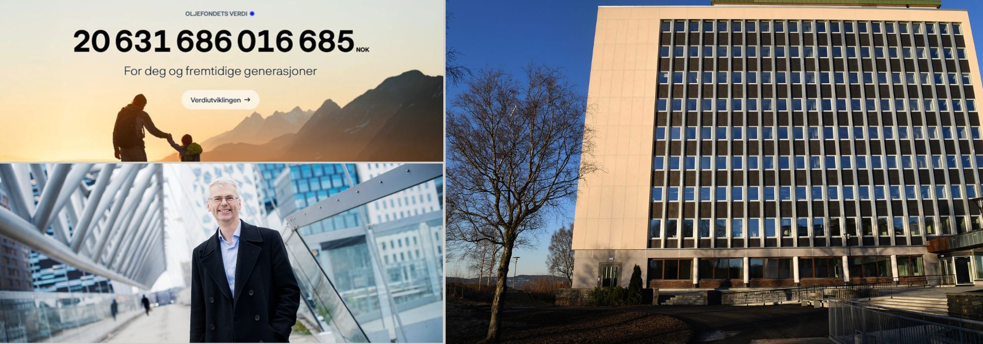 The fiscal rule guides how Norway manages its vast oil wealth. Research and policy advice from NHH contributed to the revision of the rule in 2017. This laid the foundation for a more sustainable path for public spending and for future generations. Photo: NHH Professor Øystein Thøgersen (Siv Dolmen) and nbim.no