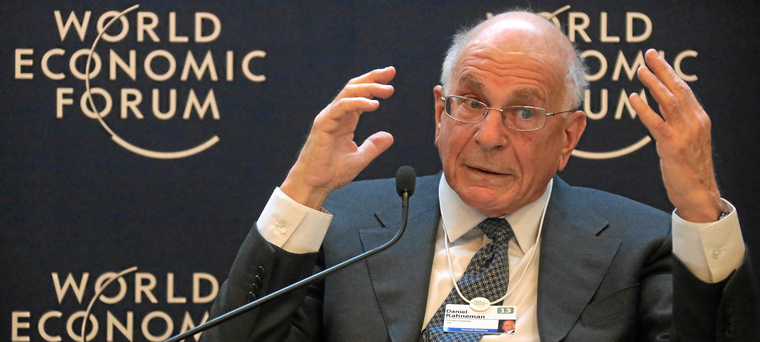 Daniel Kahneman. swiss-image.ch/Photo Remy Steinegger/Copyright by World Economic Forum/  https://creativecommons.org/licenses/by-nc-sa/2.0/