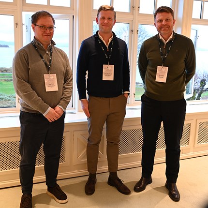 gruppe bilde av Roy-Ivar Andreassen, Dan-Richard Knudsen og Per Ståle Knardal