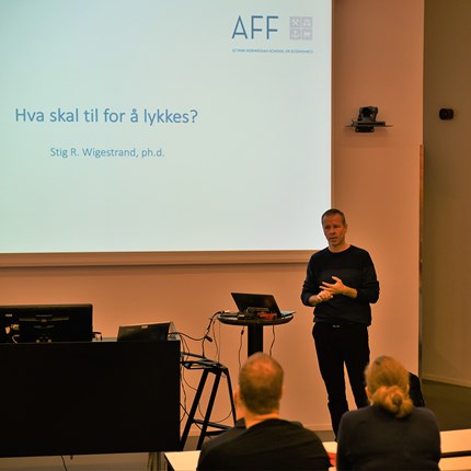 Innovasjonsspesialist Stig Roar Wigestrand i AFF
