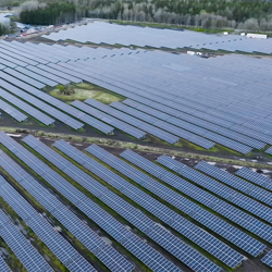 Ax-el, Sweden's largest solar park. Photo: Alight