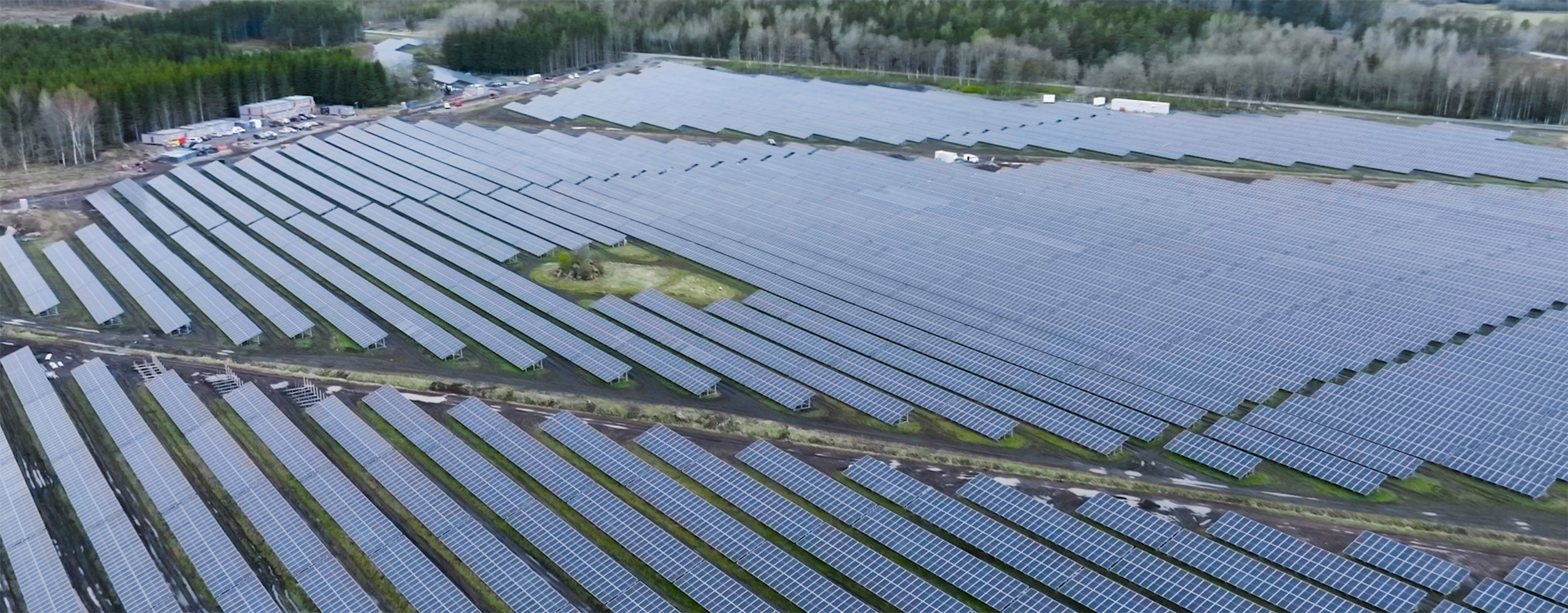 Ax-el, Sweden's largest solar park. Photo: Alight
