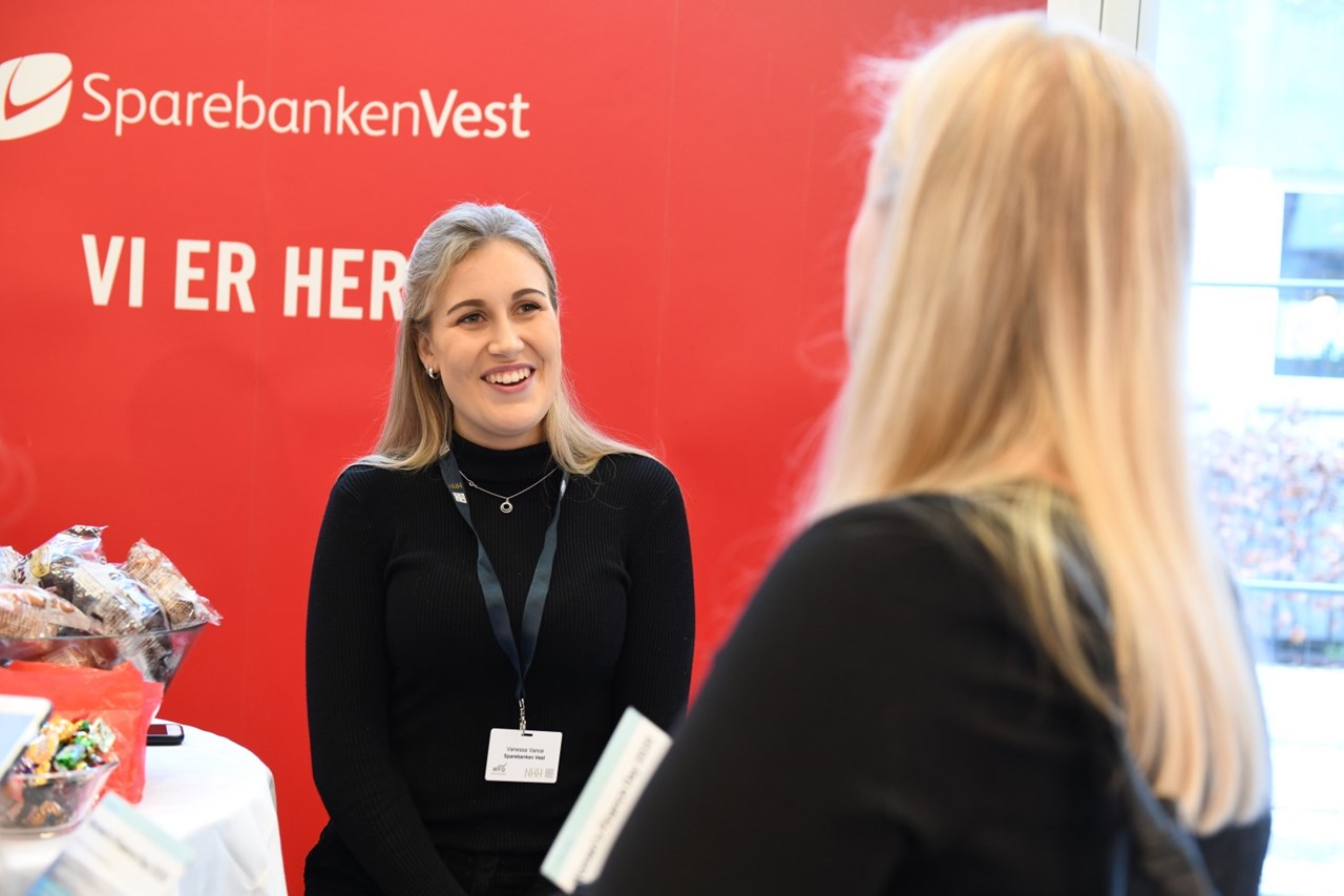 Stand Sparebanken Vest. Foto: Ingrid Aarseth Johannessen