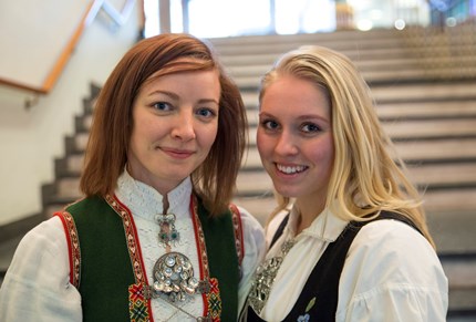 Rebekka Davidsen og Stine-Marie S. Hegrenes