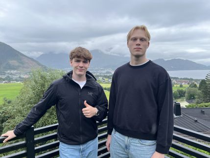 Torjus Hurlen og Andreas Bjørnevik