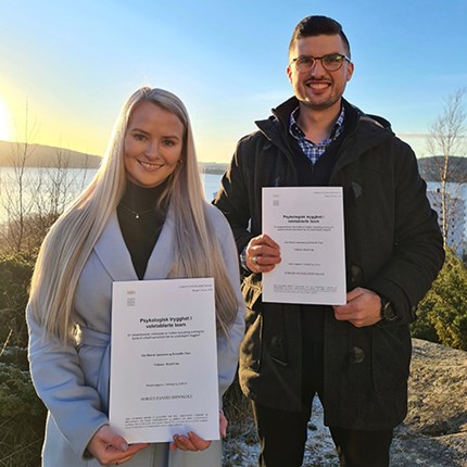 Ida Munch Aanonsen og Kristoffer Fure. Privat foto