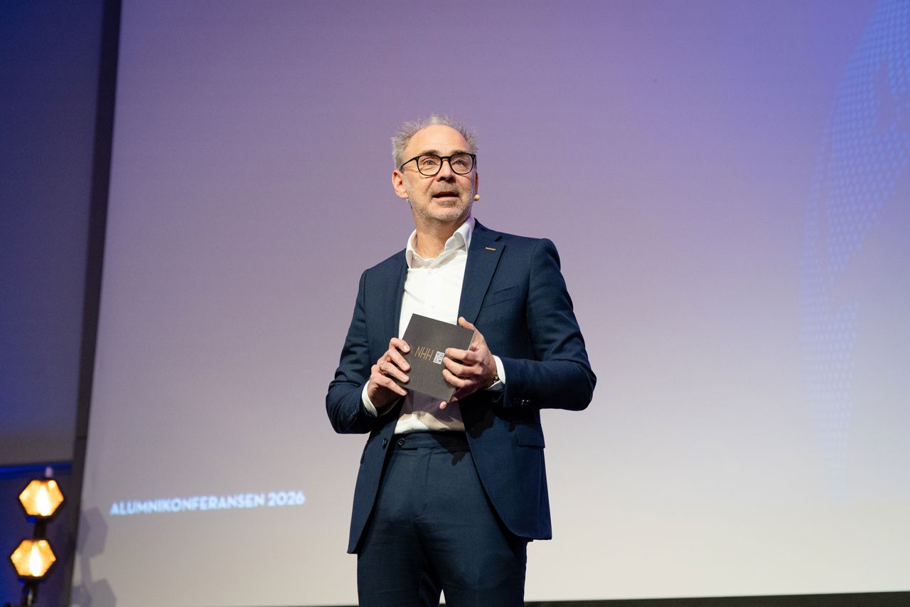 NHHs rektor Helge Thorbjørnsen. 