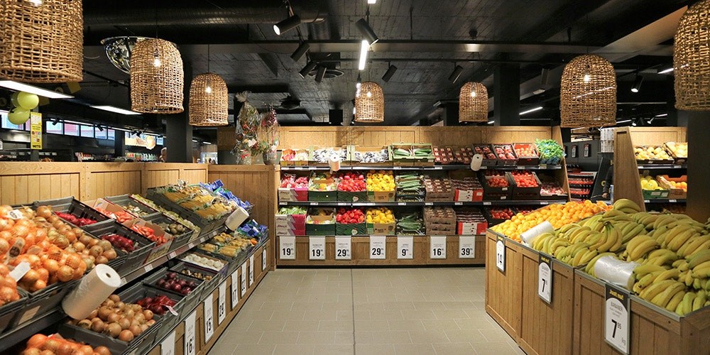 Danish Netto store with new interior. Photo: Netto 
